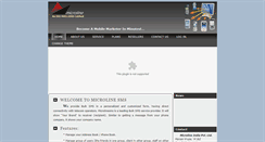 Desktop Screenshot of microlinesms.com